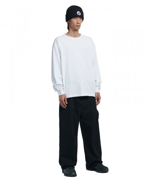 NOMANUAL（NOMANUAL）の「BASIC LONG SLEEVE TEE - WHITE（Tシャツ/カットソー・レディース・その他・SMALL/MEDIUM/LARGE/X-LARGE）」の3枚目の写真