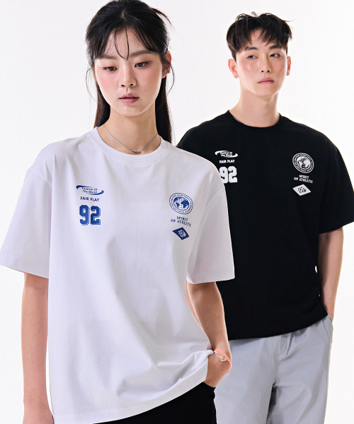 CHASECULT（チェイスカルト）の「共用フロントグラフィック半袖Tシャツ-DBRU5844D01（Tシャツ/カットソー・メンズ・ホワイト・95/90/100/105）」の2枚目の写真