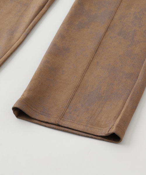 417 EDIFICE(フォーワンセブンエディフィス)の「【Liverpool FC / リバプール FC】Fake Leather Track Pants(スラックス・メンズ・ブラック/ブラウン・MEDIUM/LARGE/X-LARGE)」の12枚目の写真