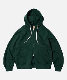 OG HEAVYWEIGHT HOOD ZIPUP PARKA _ DARK GREEN