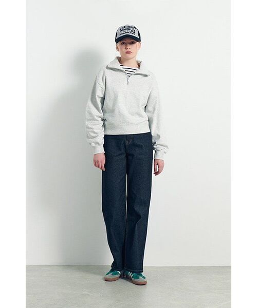MUSINSA STANDARD WOMAN（ムシンサスタンダードウーマン）の「ウィメンズストレートデニムパンツ [ディープインディゴ]（デニムパンツ・レディース・その他・32/30/29/23/24/25/26/27/28）」の12枚目の写真