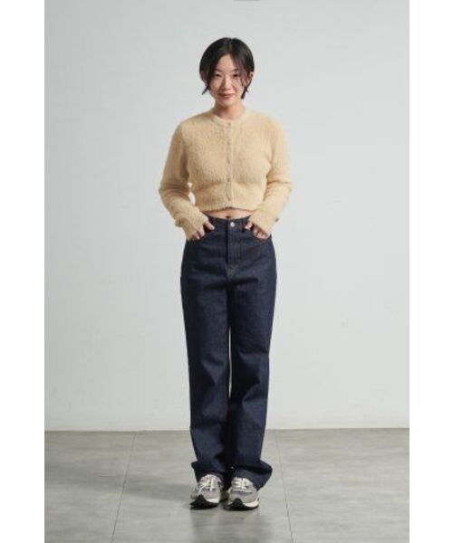 MUSINSA STANDARD WOMAN（ムシンサスタンダードウーマン）の「ウィメンズストレートデニムパンツ [ディープインディゴ]（デニムパンツ・レディース・その他・32/30/29/23/24/25/26/27/28）」の16枚目の写真
