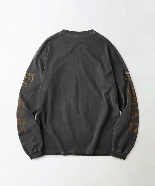 OUTSTANDING(アウトスタンディング)の「MIL SERIES LONG SLEEVE(74TH FIGHTER SQ)_PIGMENT CHARCOAL(Tシャツ/カットソー・レディース・その他・MEDIUM/LARGE/SMALL)」の11枚目の写真