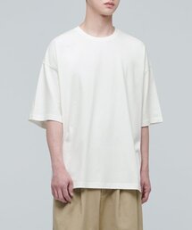エクストラオーバーサイズクルーネックTシャツ[クリーム]