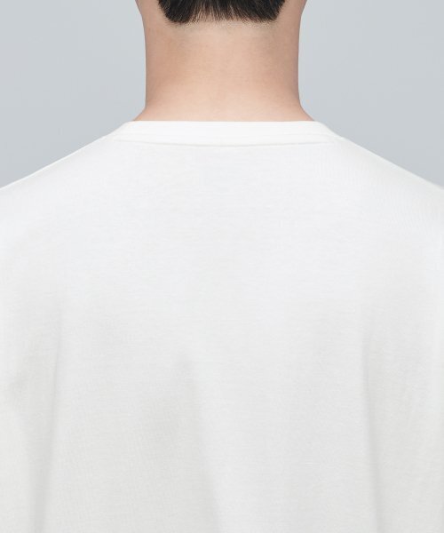 MUSINSA STANDARD（ムシンサスタンダード）の「エクストラオーバーサイズクルーネックTシャツ[クリーム]（Tシャツ/カットソー・メンズ・その他・MEDIUM/LARGE/X-LARGE/XX-LARGE/XXX-LARGE/SMALL）」の5枚目の写真