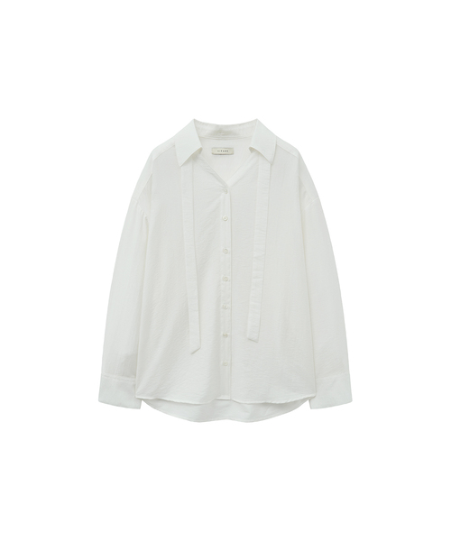 SIYAZU(シヤジュ)の「SITP5225 デコステッチコンフォートTシャツ_Ivory(Tシャツ/カットソー・レディース・アイボリー・ONE)」の1枚目の写真