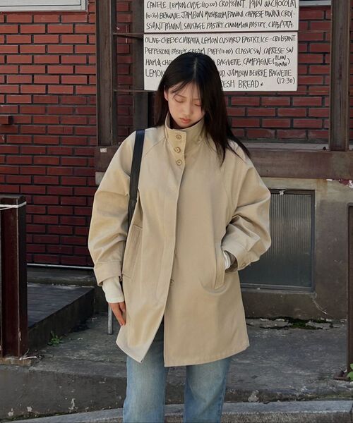 SIYAZU(シヤジュ)の「SITP5225 デコステッチコンフォートTシャツ_Ivory(Tシャツ/カットソー・レディース・アイボリー・ONE)」の2枚目の写真