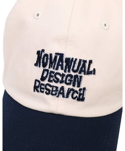 NOMANUAL(NOMANUAL)の「DOODLE BALL CAP - DARK NAVY(キャップ・レディース・その他・FREE)」の3枚目の写真