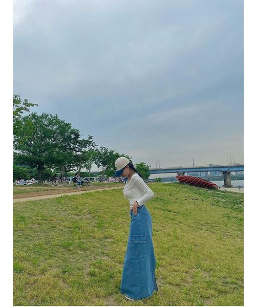 NOMANUAL(NOMANUAL)の「DOODLE BALL CAP - DARK NAVY(キャップ・レディース・その他・FREE)」の16枚目の写真