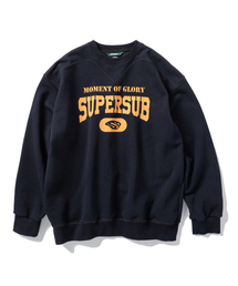 SUPERSUB（スーパーサブ）の「アイビー SWAVER ロゴ スウェットシャツ - ネイビー（スウェット）」