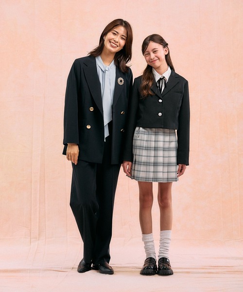 GLOBAL WORK（グローバルワーク）の「卒服/タイ付きブラウス/598258（シャツ/ブラウス・キッズ・オフホワイト・150cm/160cm）」の2枚目の写真