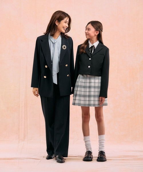 GLOBAL WORK（グローバルワーク）の「卒服/タイ付きブラウス/598258（シャツ/ブラウス・キッズ・オフホワイト・150cm/160cm）」の3枚目の写真