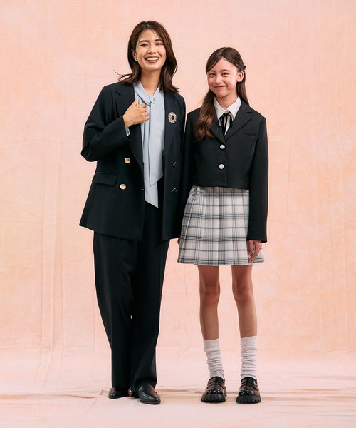 GLOBAL WORK（グローバルワーク）の「卒服/タイ付きブラウス/598258（シャツ/ブラウス・キッズ・オフホワイト・150cm/160cm）」の4枚目の写真