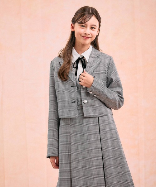 GLOBAL WORK（グローバルワーク）の「卒服/タイ付きブラウス/598258（シャツ/ブラウス・キッズ・オフホワイト・150cm/160cm）」の13枚目の写真