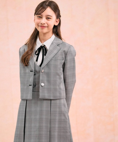 GLOBAL WORK（グローバルワーク）の「卒服/タイ付きブラウス/598258（シャツ/ブラウス・キッズ・オフホワイト・150cm/160cm）」の14枚目の写真