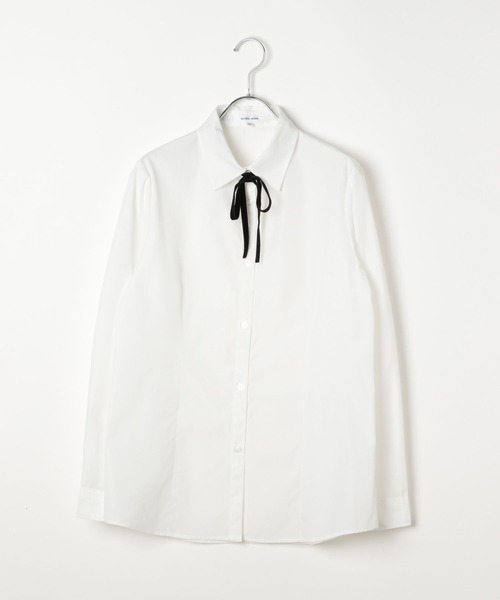 GLOBAL WORK（グローバルワーク）の「卒服/タイ付きブラウス/598258（シャツ/ブラウス・キッズ・オフホワイト・150cm/160cm）」の17枚目の写真