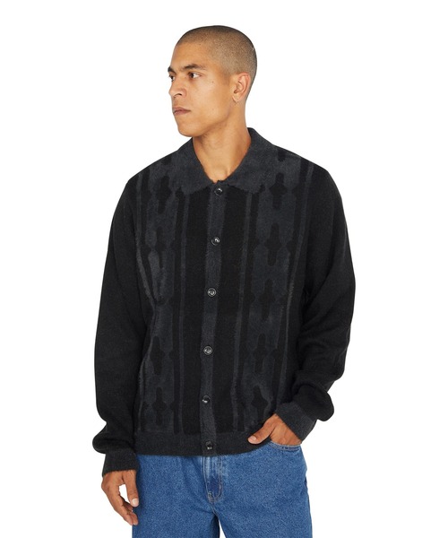 HUF（ハフ）の「PATTERSON SWEATER（ニット/セーター・メンズ・ブラウン/ブラック・S/M/L/XXL/XL）」の7枚目の写真