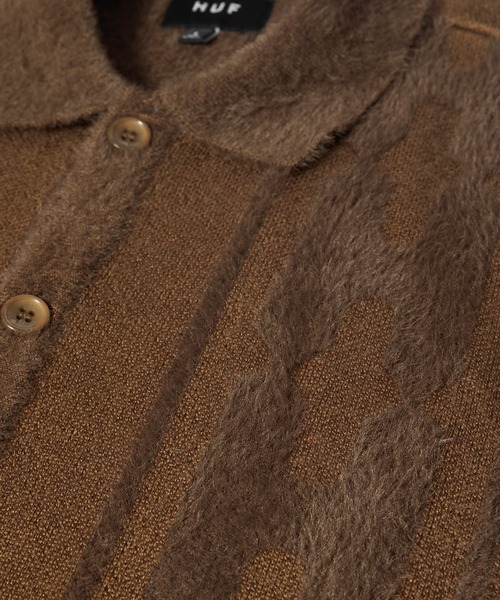 HUF（ハフ）の「PATTERSON SWEATER（ニット/セーター・メンズ・ブラウン/ブラック・S/M/L/XXL/XL）」の16枚目の写真