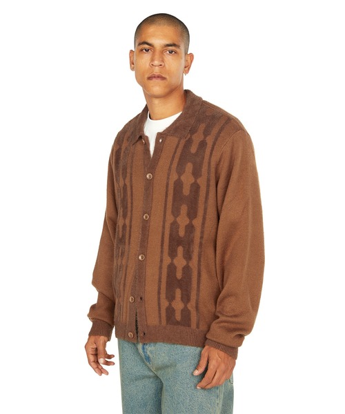 HUF ニット 茶色 PATTERSON SWEATER（ニット/セーター）｜HUF（ハフ）のファッション