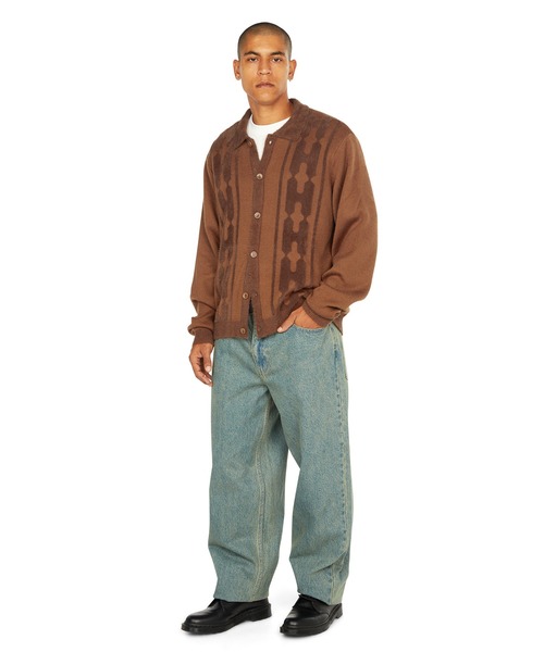 HUF（ハフ）の「PATTERSON SWEATER（ニット/セーター・メンズ・ブラウン/ブラック・S/M/L/XXL/XL）」の12枚目の写真