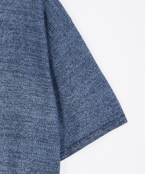 GLW(ジーエルダブリュ)の「ツートンミックスドハーフニットネイビー(ニット/セーター・レディース・その他・LARGE/SMALL/MEDIUM)」の3枚目の写真