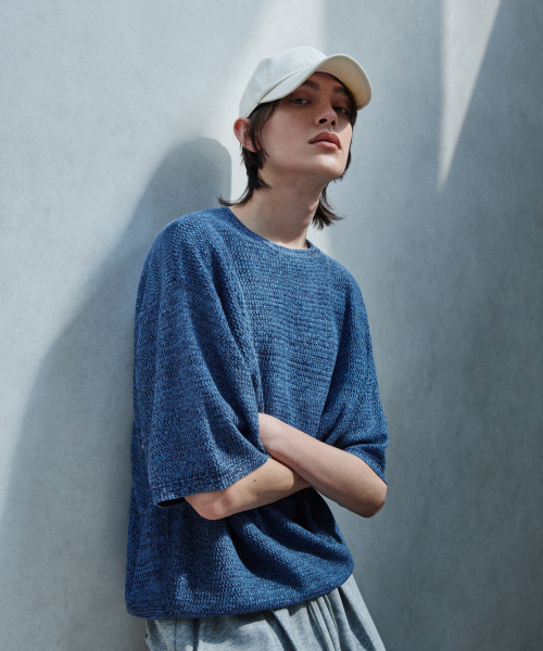 GLW(ジーエルダブリュ)の「ツートンミックスドハーフニットネイビー(ニット/セーター・レディース・その他・LARGE/SMALL/MEDIUM)」の8枚目の写真