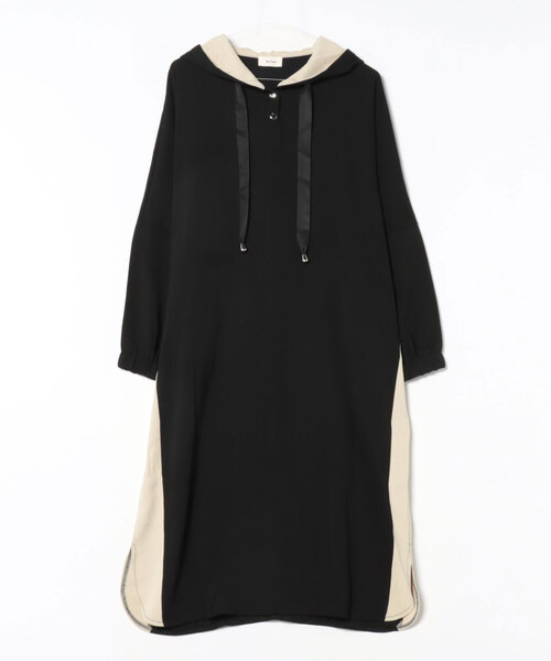 フード付き配色ワンピース（ワンピース）｜Gready Brilliant（グレディ