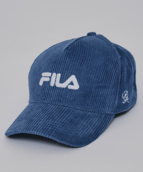 REDYAZEL（レディアゼル）の「［FILA×REDYAZEL］FILAロゴキャップ（キャスケット・レディース・ブルー/ホワイト/ブラック・FREE）」の8枚目の写真