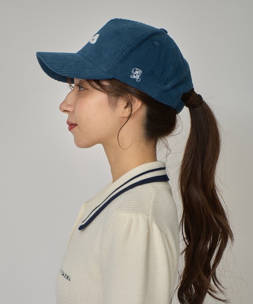 REDYAZEL（レディアゼル）の「［FILA×REDYAZEL］FILAロゴキャップ（キャスケット・レディース・ブルー/ホワイト/ブラック・FREE）」の10枚目の写真