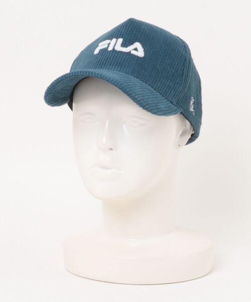 REDYAZEL（レディアゼル）の「［FILA×REDYAZEL］FILAロゴキャップ（キャスケット・レディース・ブルー/ホワイト/ブラック・FREE）」の5枚目の写真