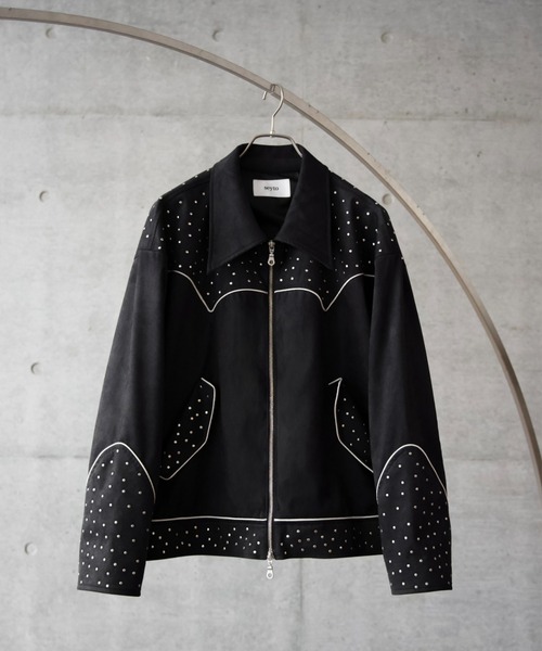 セール】Fake suede western studs jacket / フェイクスエード