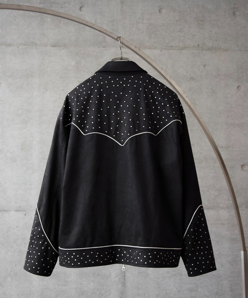 Fake suede western studs jacket / フェイクスエードウエスタン