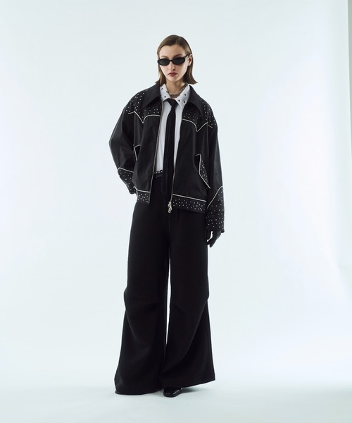 セール】Fake suede western studs jacket / フェイクスエード