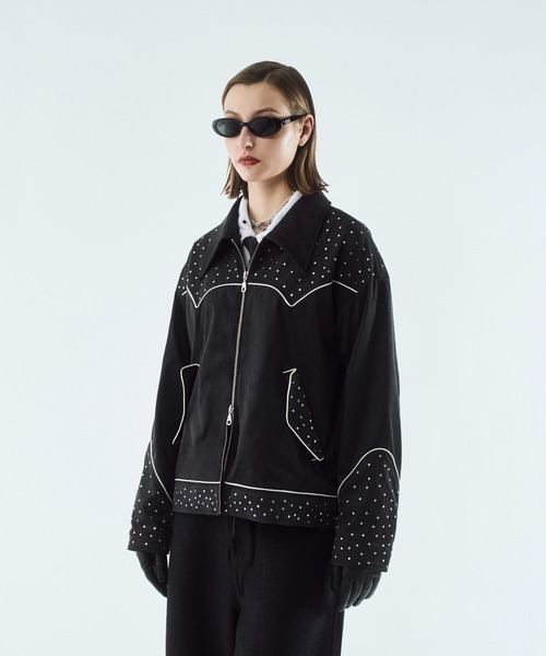 Fake suede western studs jacket / フェイクスエードウエスタン