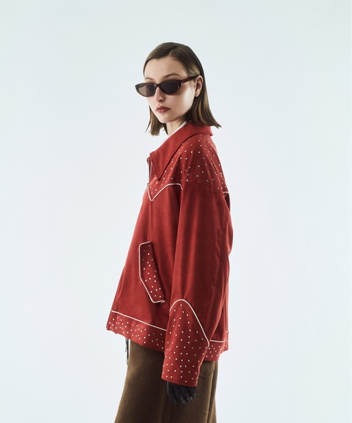 セール】Fake suede western studs jacket / フェイクスエード