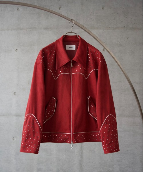 セール】Fake suede western studs jacket / フェイクスエード