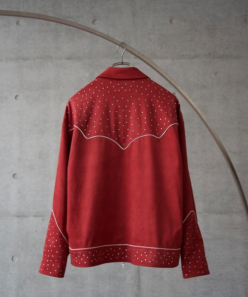 セール】Fake suede western studs jacket / フェイクスエード