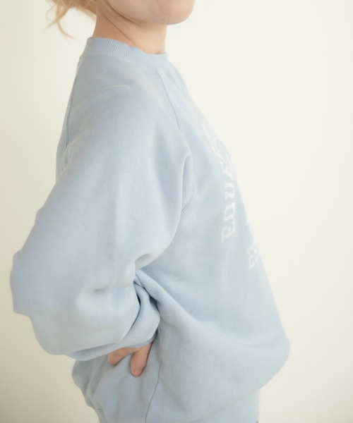 CHILD WOMAN（チャイルドウーマン）の「30/10裏毛 馬術クラブプリントスウェット（スウェット・レディース・グリーン/サックスブルー/アイボリー・FREE）」の12枚目の写真