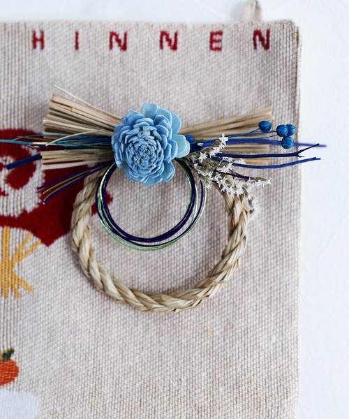 セール】しめ縄(ラウンド)[NAVY] / 603848（インテリア雑貨）｜LAKOLE