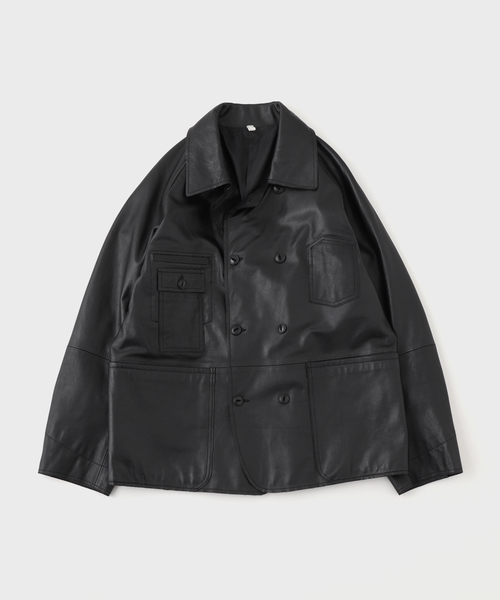 CCU (シーシーユー)の「CCU / シーシーユー SMU COVERALL(ライダースジャケット・メンズ・ブラック・MEDIUM/LARGE)」の1枚目の写真