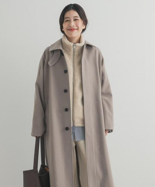 URBAN RESEARCH DOORS（アーバンリサーチドアーズ）の「ボアZIPベスト（ベスト・レディース・チャコールグレー/オフホワイト・FREE）」の8枚目の写真