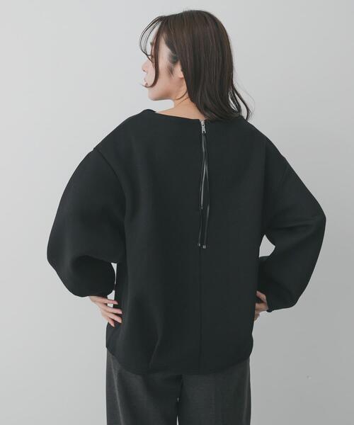 SENSE OF PLACE by URBAN RESEARCH（センスオブプレイスバイアーバンリサーチ）の「コクーンスリーブカットトップ（Tシャツ/カットソー・レディース・ブラック/アイボリー/ブルー・ONE）」の17枚目の写真