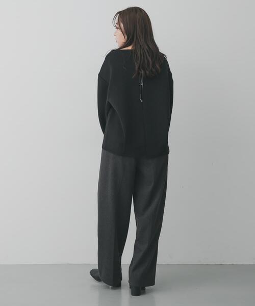 SENSE OF PLACE by URBAN RESEARCH（センスオブプレイスバイアーバンリサーチ）の「コクーンスリーブカットトップ（Tシャツ/カットソー・レディース・ブラック/アイボリー/ブルー・ONE）」の19枚目の写真