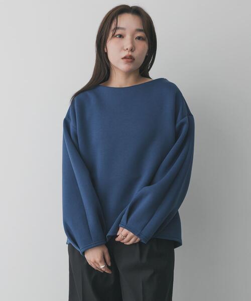 SENSE OF PLACE by URBAN RESEARCH（センスオブプレイスバイアーバンリサーチ）の「コクーンスリーブカットトップ（Tシャツ/カットソー・レディース・ブラック/アイボリー/ブルー・ONE）」の14枚目の写真