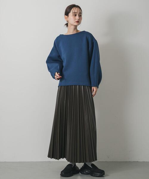 SENSE OF PLACE by URBAN RESEARCH（センスオブプレイスバイアーバンリサーチ）の「コクーンスリーブカットトップ（Tシャツ/カットソー・レディース・ブラック/アイボリー/ブルー・ONE）」の17枚目の写真