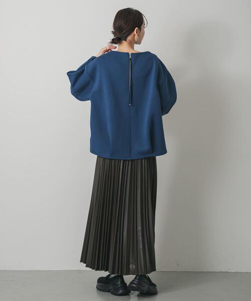 SENSE OF PLACE by URBAN RESEARCH（センスオブプレイスバイアーバンリサーチ）の「コクーンスリーブカットトップ（Tシャツ/カットソー・レディース・ブラック/アイボリー/ブルー・ONE）」の18枚目の写真