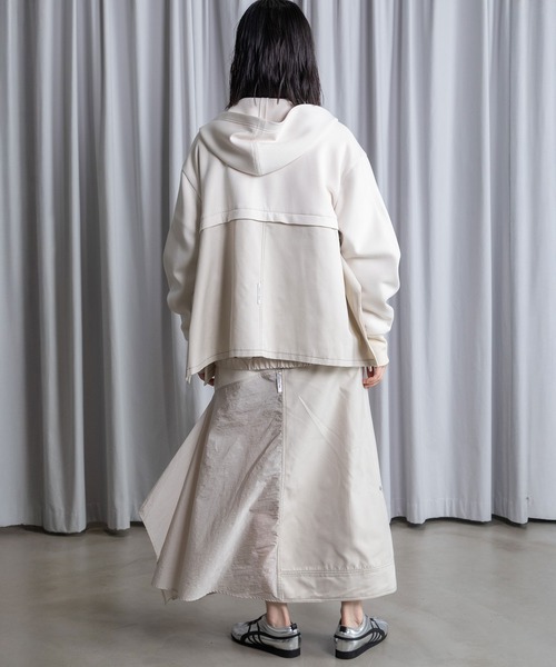 MARECHAL TERRE（マルシャルテル）の「ポケットフーディー（パーカー・レディース・ブラック/アイボリー/グレー系/ネイビー・MEDIUM）」の13枚目の写真