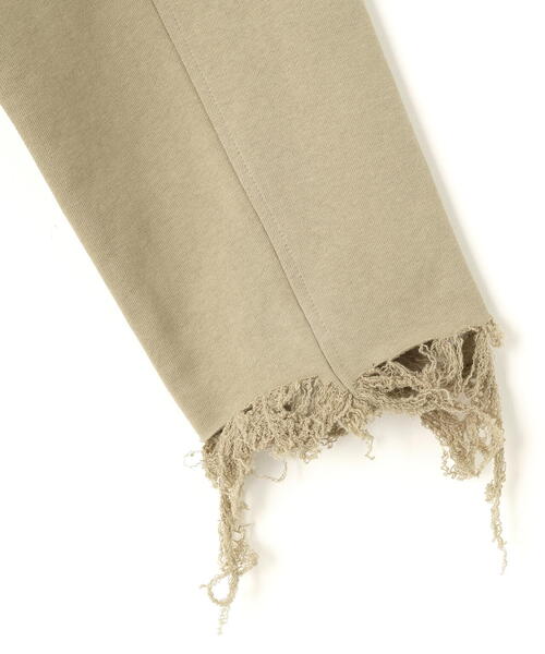 DANKE SCHON（ダンケシェーン）の「DankeSchon/ダンケシェーン/CUT FRINGE SWEAT EMBLEM（スウェット・レディース・ベージュ/ブラック・M/L）」の14枚目の写真