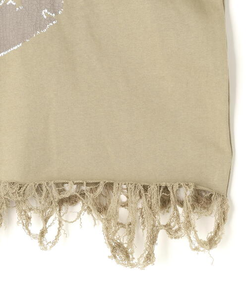 DANKE SCHON（ダンケシェーン）の「DankeSchon/ダンケシェーン/CUT FRINGE SWEAT EMBLEM（スウェット・レディース・ベージュ/ブラック・M/L）」の15枚目の写真