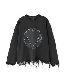 DANKE SCHON | DankeSchon/ダンケシェーン/CUT FRINGE SWEAT EMBLEM(スウェット)